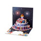 🎉 3D музикална картичка за рожден ден с подсветка и мелодия 🎵🎂