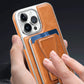Луксозен бизнес кожен калъф за iPhone