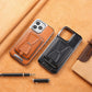 Луксозен бизнес кожен калъф за iPhone