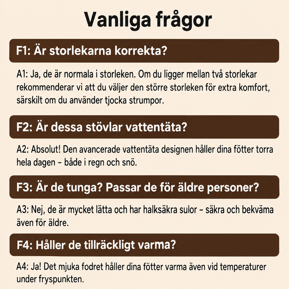 Vattentäta snökängor för dam med plyschfoder och skaft i mellanhöjd👢❄️-10