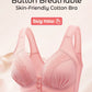 💥👙SISTA DAGEN REA - KÖP 1 FÅ 1 GRATIS!!💘CloudComfort Frontknäppt Bomullsbh – Andningsbar • Bygelös • Stöd Hela Dagen • Icke Vadderad & Hudvänlig🌿-8