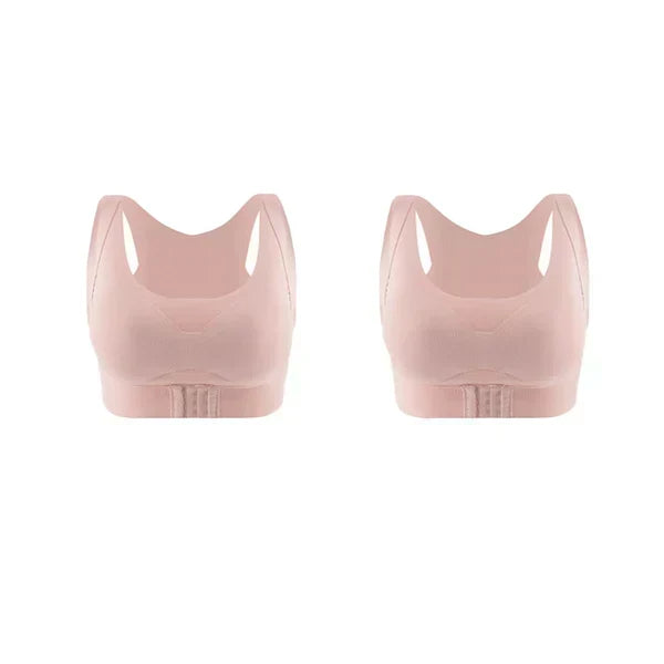 🌸✨ Elöl kapcsos, tartásjavító melltartó – Merevítő nélkül, a hát egészségéért【1 + 1 ingyen】-11