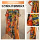 🌞🏝 Ефирна рокля с тропически принт