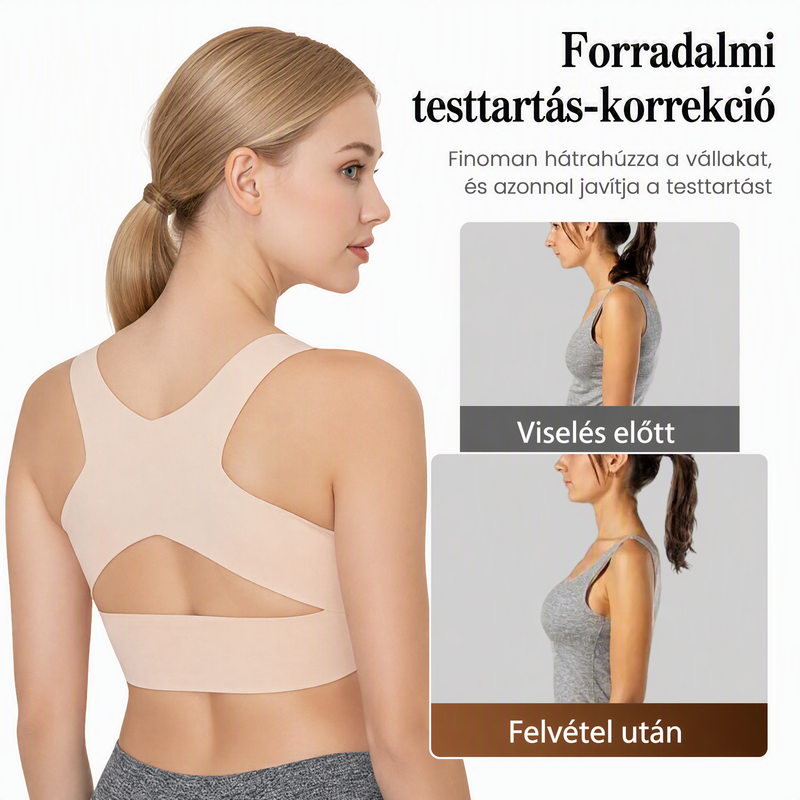 🌸✨ Elöl kapcsos, tartásjavító melltartó – Merevítő nélkül, a hát egészségéért【1 + 1 ingyen】-3