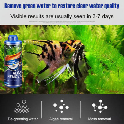 【✨Лесно почистване на аквариума】🌿Препарат за премахване на водорасли Crazy Aquatic Weed