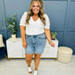 Дамски къси панталони Mid Rise Jean