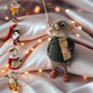 🎅🎄Сладка мишка с игла от филц за декорация