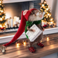 🎅🎄Сладка мишка с игла от филц за декорация