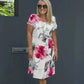 🌸 Мулти ботаническа рокля с флорален принт с връзки