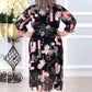 【S-4XL】🌺Дамска плисирана флоу рокля с колан