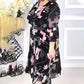 【S-4XL】🌺Дамска плисирана флоу рокля с колан