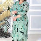 【S-4XL】🌺Дамска плисирана флоу рокля с колан