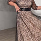 【S-4XL】👗Плюс размер жени двоен слой елегантна рокля