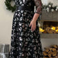【S-4XL】👗Плюс размер жени двоен слой елегантна рокля