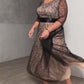 【S-4XL】👗Плюс размер жени двоен слой елегантна рокля