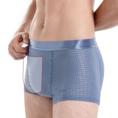 Ice Silk Mesh Antibakteriella boxerkalsonger som andas-3