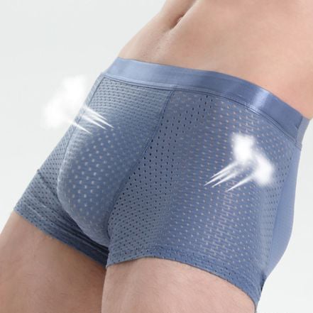 Ice Silk Mesh Antibakteriella boxerkalsonger som andas-4
