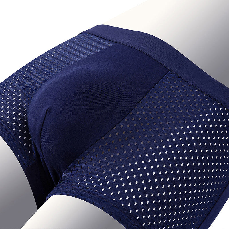 Ice Silk Mesh Antibakteriella boxerkalsonger som andas-12