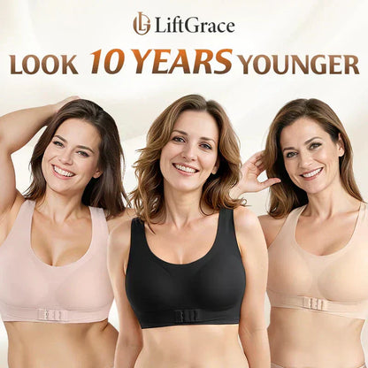 💞Сутиен без банели с кръстосани презрамки и закопчаване отпред