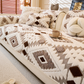 🛋️✨Модерен геометричен плюшен калъф за диван