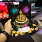 🎉 3D музикална картичка за рожден ден с подсветка и мелодия 🎵🎂