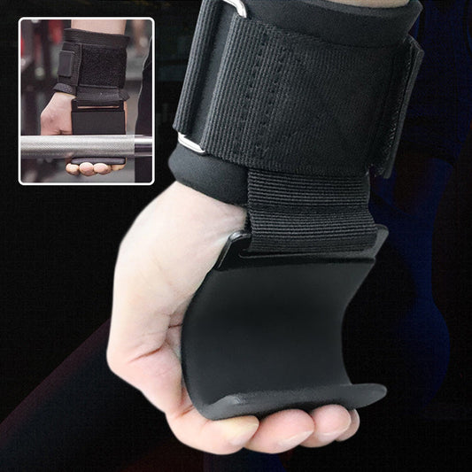 2 броя куки за вдигане на тежести с каишка за китката