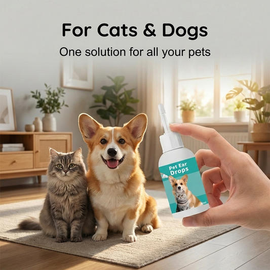 😺🐶Нежни капки за почистване на ушите на домашни любимци🐾