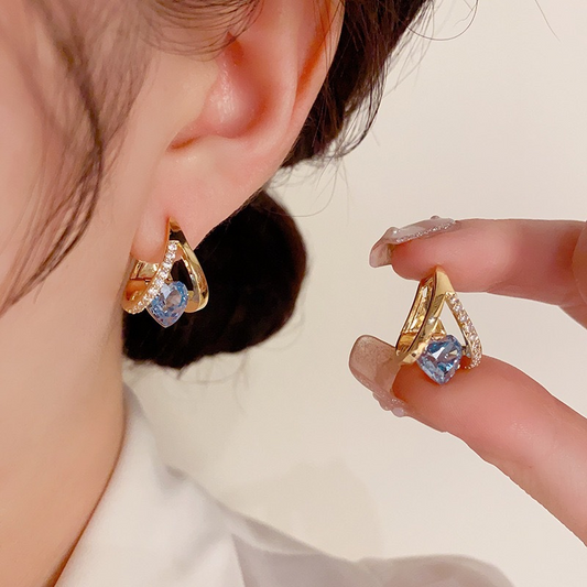 💍Обеци с висящи сърца