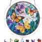 Акрилна картина-пъзел “Залез и море“ за окачване на прозореца