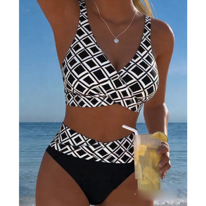 👙Бикини за жени, двучасти, с висока талия