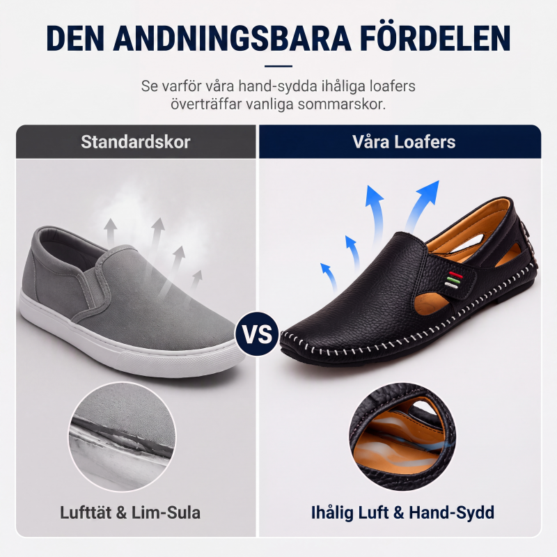 Andningsbara slip-on-loafers för män, avslappnad stil-6