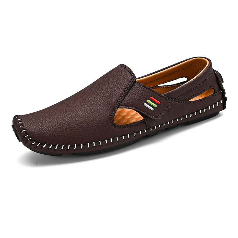 Andningsbara slip-on-loafers för män, avslappnad stil-13