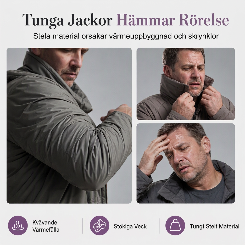 Fri frakt✈️🧥Herrjacka med huva, slim fit vindtät kappa-1