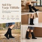 ⏳ Het erbjudande! 👢Bekväma kängor med klassisk mockalook – det perfekta valet för höstoutfiten-6
