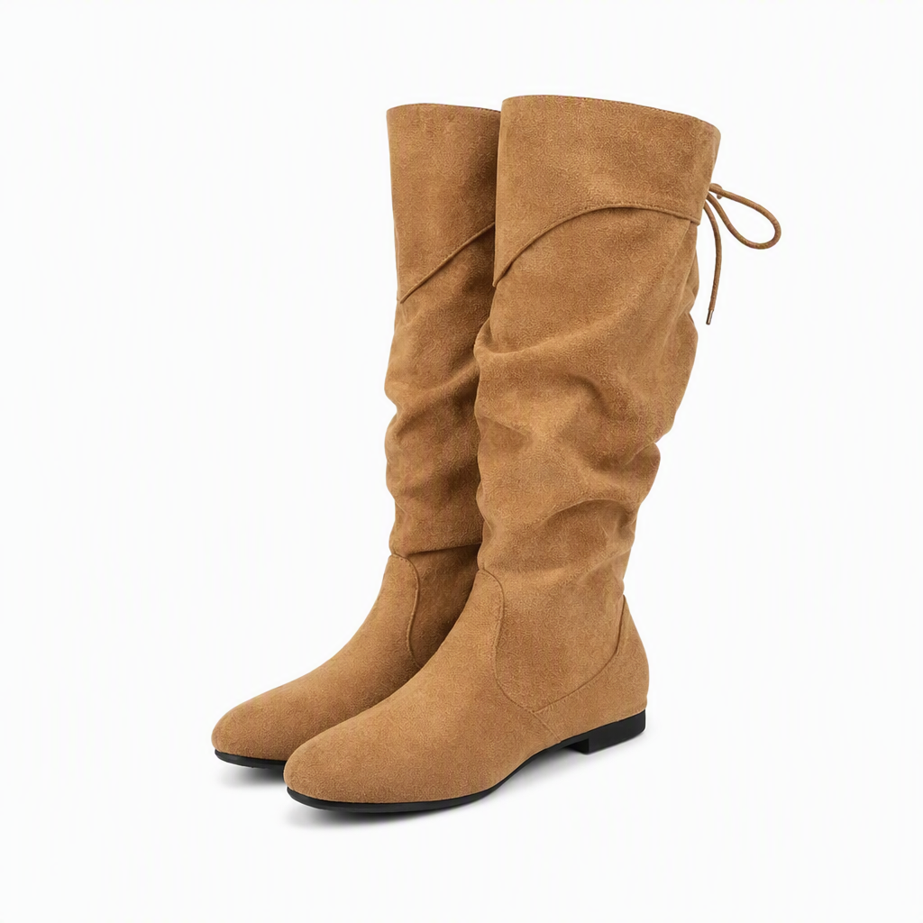 ⏳ Het erbjudande! 👢Bekväma kängor med klassisk mockalook – det perfekta valet för höstoutfiten-9