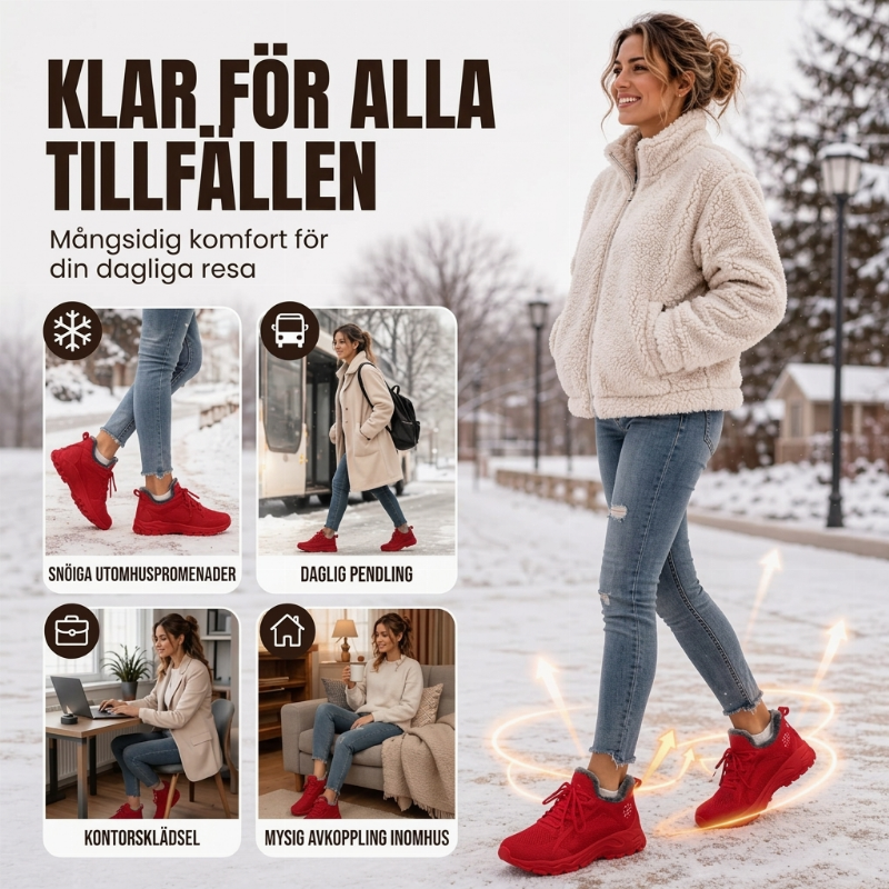 Bästsäljare🔥|Bekväma Vinter Sneakers Dam – Lätta, Varma och Perfekta för Vardagen-4