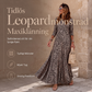 ✨Tidlös statement-stil | Långärmad maxiklänning med leopardmönster för damer-6