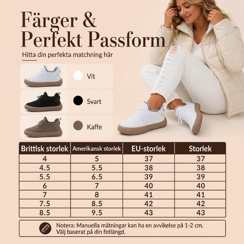 🌸Stor rea – 50 % rabatt💖Casual vinterskor för damer med plyschfoder-5
