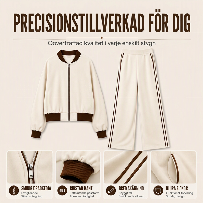 ✈️Fri frakt💝Ledig sportig tvådelad set för kvinnor-1