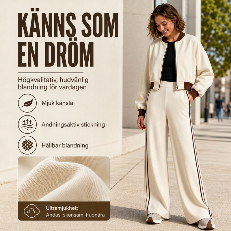 ✈️Fri frakt💝Ledig sportig tvådelad set för kvinnor-4