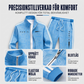 ✈️Fri frakt✨ New Look 💫 Herrset med geometriskt mönster, jacka med genomgående dragkedja och byxor – bekvämt, snyggt och trendigt-1