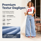 Damhoodiga trendsatta jeans med asymmetrisk överlappning och vid ben-3