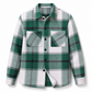 Casual rutig flannelskjorta för män-12