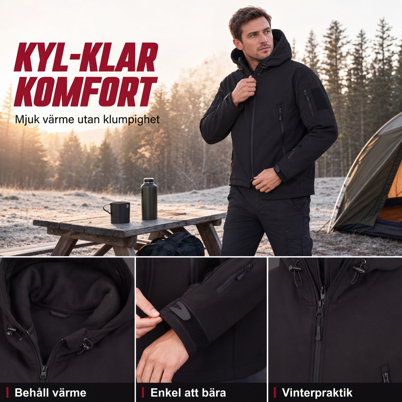💰 Halva priset! 🧥 Vattentät och varm utomhusjacka för män – vindtät, andas och skyddar mot regn, perfekt för höst och vinter. ✨-2