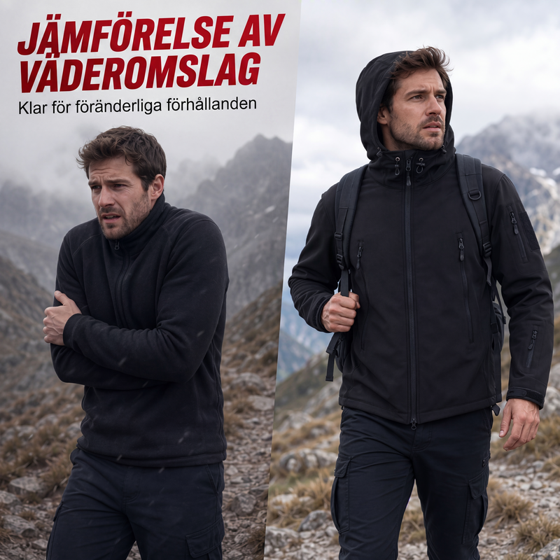 💰 Halva priset! 🧥 Vattentät och varm utomhusjacka för män – vindtät, andas och skyddar mot regn, perfekt för höst och vinter. ✨-5