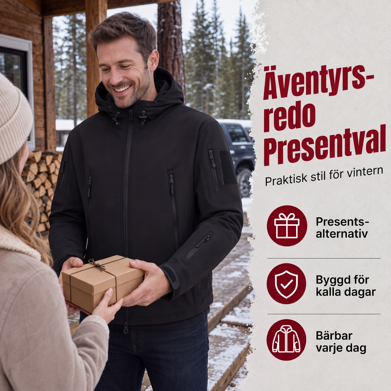 💰 Halva priset! 🧥 Vattentät och varm utomhusjacka för män – vindtät, andas och skyddar mot regn, perfekt för höst och vinter. ✨-10