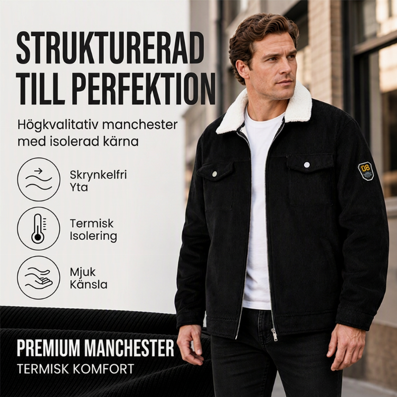 Varm manchesterjacka för män, vinter-3