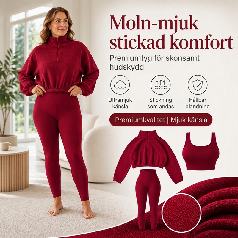 ✅️Skön 3-delad träningsset för kvinnor🔥🏠-3