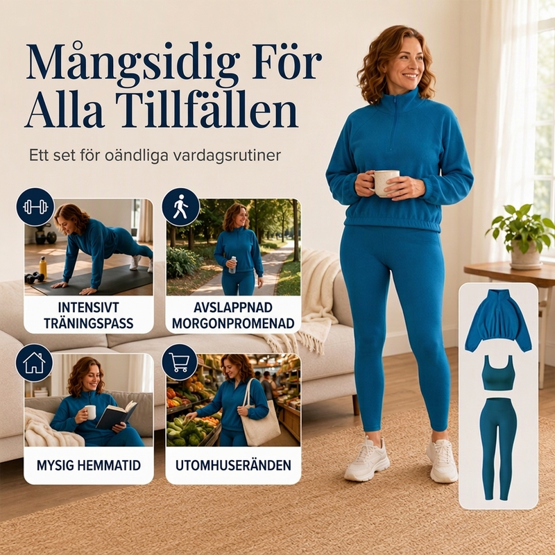 ✅️Skön 3-delad träningsset för kvinnor🔥🏠-4
