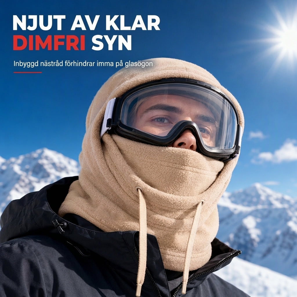 🧣 58% RABATT NU! ❄️ Varm vinterbalaclava för utomhusbruk – tjock polarfleece & dimfri syn för skidåkning och cykling ⛷️-3